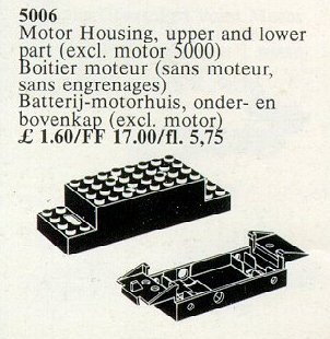 Конструктор LEGO (ЛЕГО) Service Packs 5006 Replacement 2-Piece Battery Motor Housing