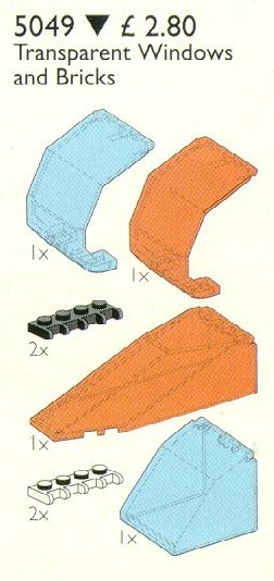 Конструктор LEGO (ЛЕГО) Service Packs 5049 Transparent Windows and Bricks
