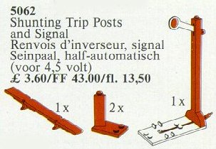 Конструктор LEGO (ЛЕГО) Service Packs 5062 Shunting Trip Posts and Signal 4.5 V