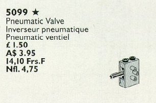 Конструктор LEGO (ЛЕГО) Service Packs 5099 Pneumatic Valves