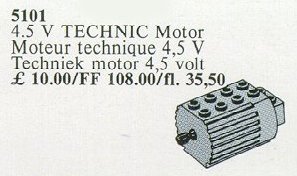 Конструктор LEGO (ЛЕГО) Service Packs 5101 Motor 4.5 V