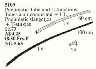 Конструктор LEGO (ЛЕГО) Service Packs 5109 Pneumatic Tubing and T-Junctions