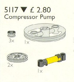 Конструктор LEGO (ЛЕГО) Service Packs 5117 Compressor Pump for 8868