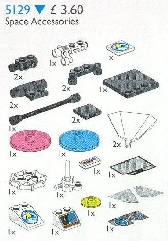 Конструктор LEGO (ЛЕГО) Service Packs 5129 Space Accessories (Exploriens)