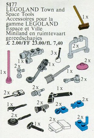 Конструктор LEGO (ЛЕГО) Service Packs 5177 Town and Space Tools