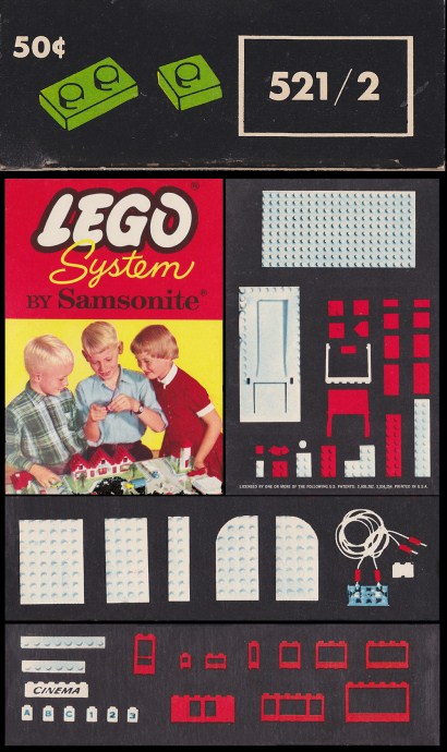 Конструктор LEGO (ЛЕГО) Samsonite 521_2 1 x 1 and 1 x 2 Plates 