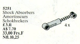 Конструктор LEGO (ЛЕГО) Service Packs 5251 Shock Absorbers Small