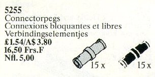 Конструктор LEGO (ЛЕГО) Service Packs 5255 Connector Pegs