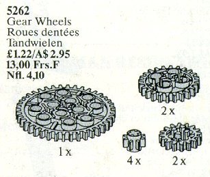 Конструктор LEGO (ЛЕГО) Service Packs 5262 Gear Wheels