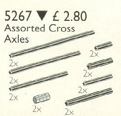 Конструктор LEGO (ЛЕГО) Service Packs 5267 Assorted Cross Axles
