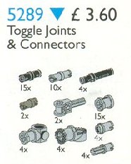 Конструктор LEGO (ЛЕГО) Service Packs 5289 Toggle Joints and Connectors