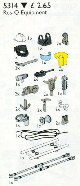Конструктор LEGO (ЛЕГО) Service Packs 5314 Town / Res-Q Equipment