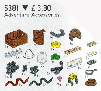Конструктор LEGO (ЛЕГО) Service Packs 5381 Adventure Accessories