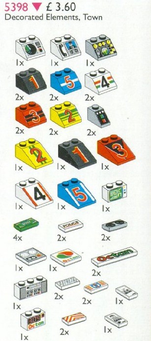 Конструктор LEGO (ЛЕГО) Service Packs 5398 Decorated Elements