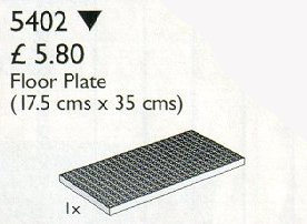 Конструктор LEGO (ЛЕГО) Service Packs 5402 LEGO Scala Floor Plate 17.5 x 35 cm
