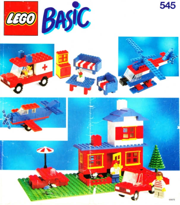 Конструктор LEGO (ЛЕГО) Basic 545 Basic Building Set, 5+