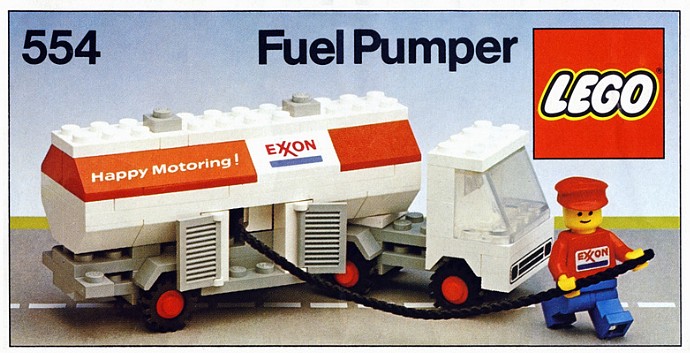 Конструктор LEGO (ЛЕГО) Town 554 Exxon Fuel Tanker