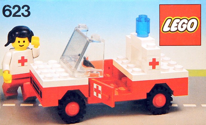 Конструктор LEGO (ЛЕГО) Town 623 Red Cross Car