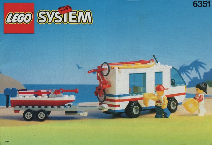 Конструктор LEGO (ЛЕГО) Town 6351 Surf N' Sail Camper