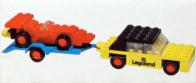 Конструктор LEGO (ЛЕГО) LEGOLAND 650 Car with trailer and racing car