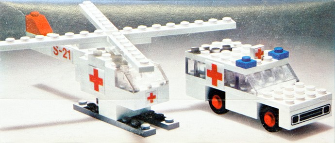 Конструктор LEGO (ЛЕГО) LEGOLAND 653 Ambulance and Helicopter