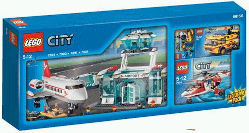 Конструктор LEGO (ЛЕГО) City 66156 City Airport Exclusive Pack
