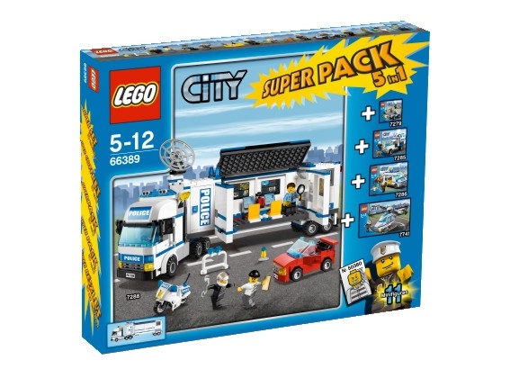 Конструктор LEGO (ЛЕГО) City 66389 City Police Super Pack 5 in 1