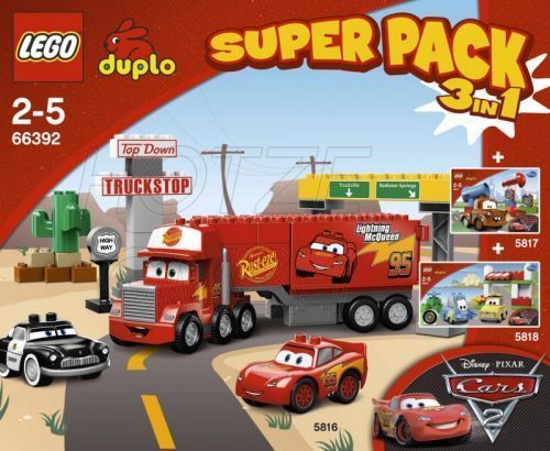 Конструктор LEGO (ЛЕГО) Duplo 66392 Cars Super Pack 3-in-1