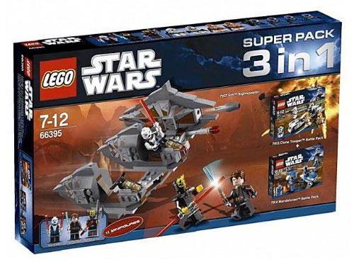 Конструктор LEGO (ЛЕГО) Star Wars 66395 Star Wars Super Pack 3 in 1