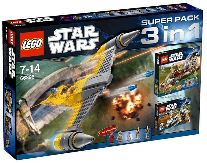 Конструктор LEGO (ЛЕГО) Star Wars 66396 Star Wars Super Pack 3 in 1