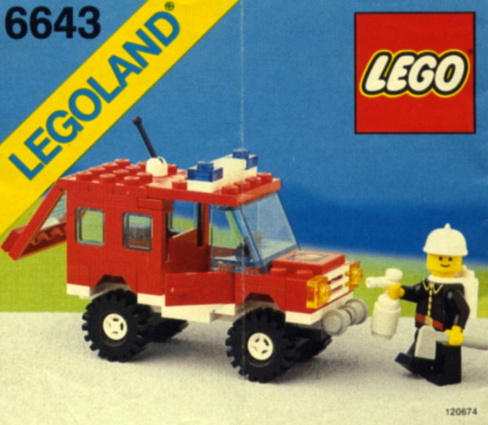 Конструктор LEGO (ЛЕГО) Town 6643 Fire Chief's Truck