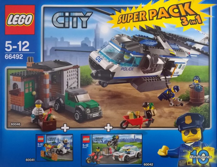 Конструктор LEGO (ЛЕГО) City 66492 City Police Value Pack