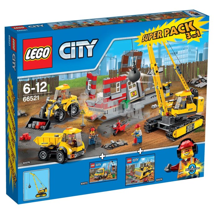 Конструктор LEGO (ЛЕГО) City 66521 Demolition Super Pack