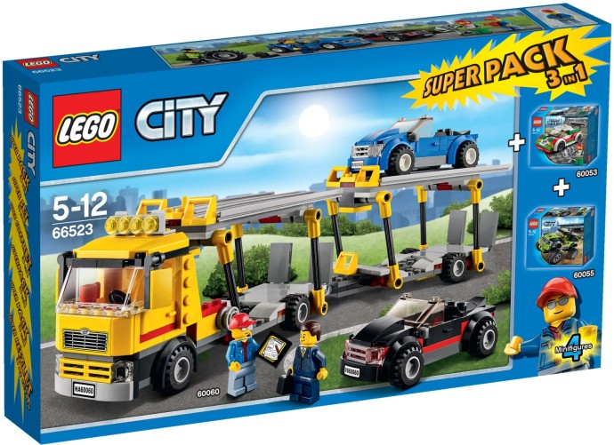 Конструктор LEGO (ЛЕГО) City 66523 City Super Pack 3-in-1