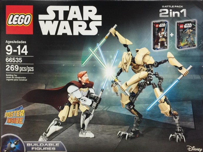 Конструктор LEGO (ЛЕГО) Star Wars 66535 Battle Pack 2 in 1