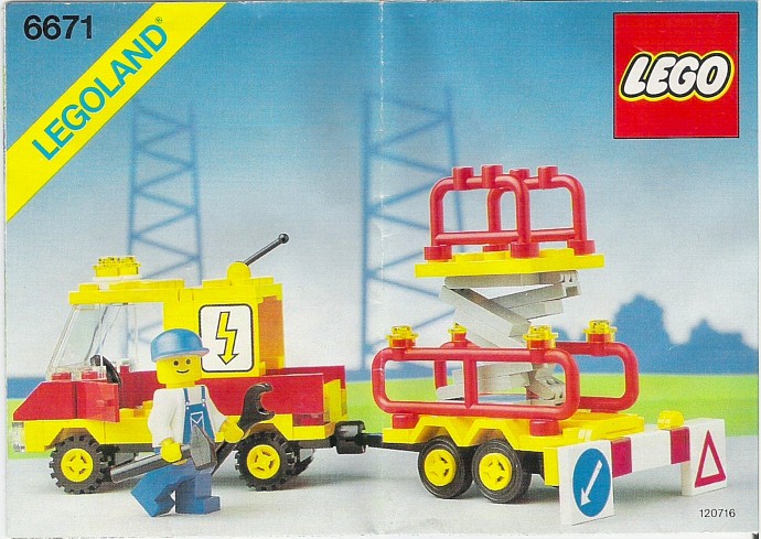 Конструктор LEGO (ЛЕГО) Town 6671 Utility Repair Lift