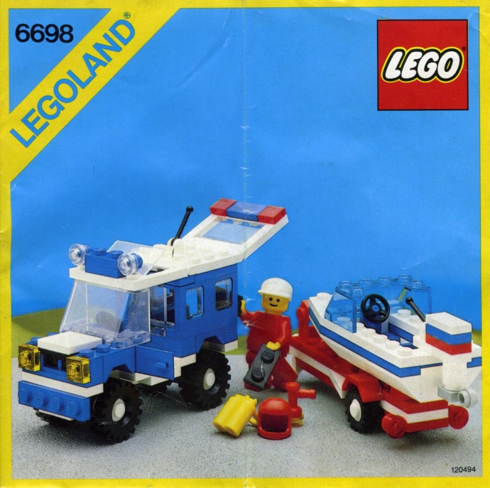 Конструктор LEGO (ЛЕГО) Town 6698 RV with Speedboat