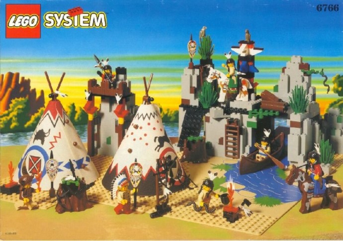Конструктор LEGO (ЛЕГО) Western 6766 Rapid River Village