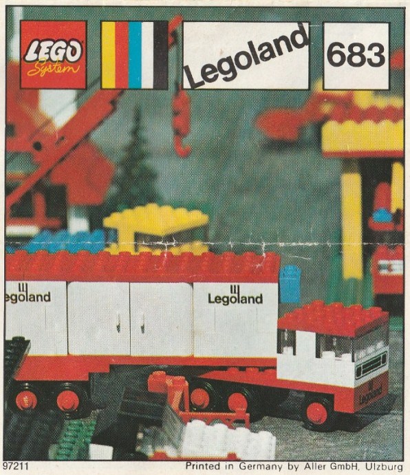 Конструктор LEGO (ЛЕГО) LEGOLAND 683 Articulated Lorry