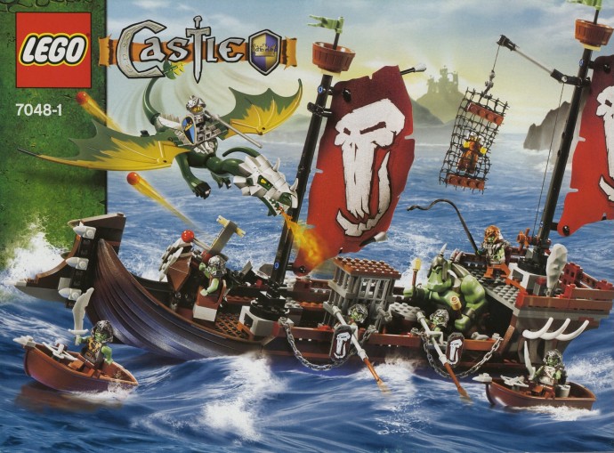 Конструктор LEGO (ЛЕГО) Castle 7048 Troll Warship