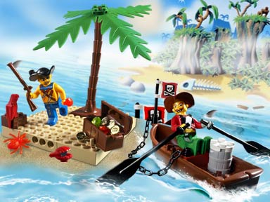 Конструктор LEGO (ЛЕГО) 4 Juniors 7071 Treasure Island