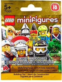 Конструктор LEGO (ЛЕГО) Collectable Minifigures 71001 LEGO Minifigures Series 10 {Random bag}