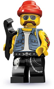 Конструктор LEGO (ЛЕГО) Collectable Minifigures 71001 Motorcycle Mechanic