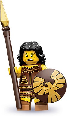 Конструктор LEGO (ЛЕГО) Collectable Minifigures 71001 Warrior Woman