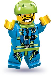 Конструктор LEGO (ЛЕГО) Collectable Minifigures 71001 Skydiver