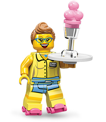 Конструктор LEGO (ЛЕГО) Collectable Minifigures 71002 Diner Waitress