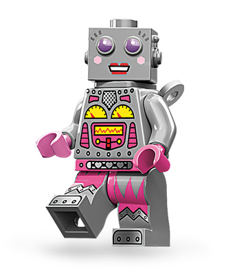 Конструктор LEGO (ЛЕГО) Collectable Minifigures 71002 Lady Robot