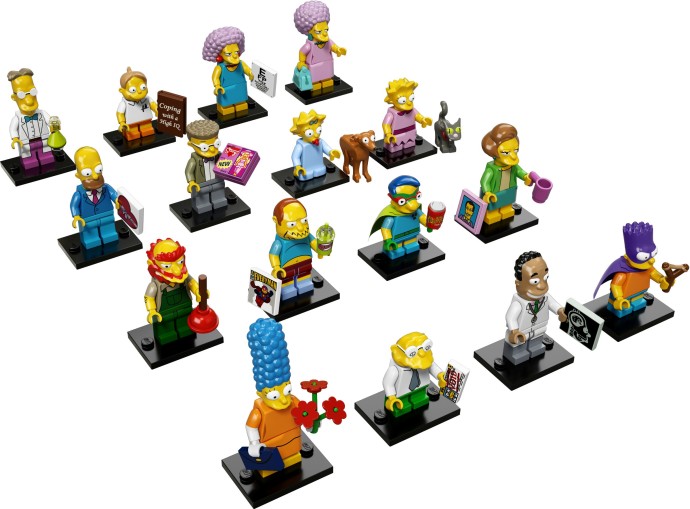 Конструктор LEGO (ЛЕГО) Collectable Minifigures 71009 LEGO Minifigures - The Simpsons Series 2 - Complete