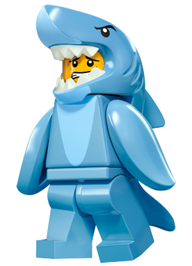 Конструктор LEGO (ЛЕГО) Collectable Minifigures 71011 Shark Suit Guy