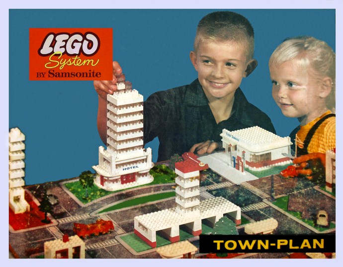 Конструктор LEGO (ЛЕГО) Samsonite 725 Town Plan
